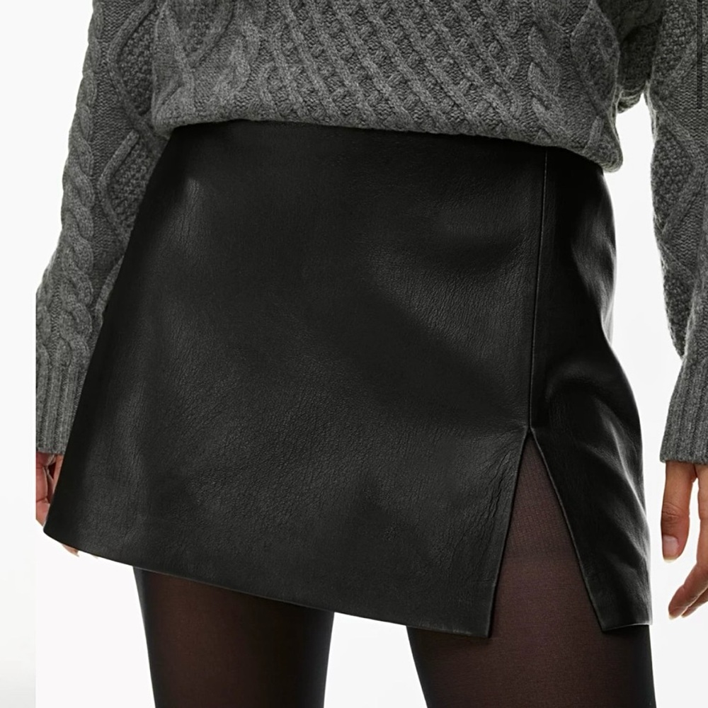 Sunday Best “Tatiana” Vegan Leather Skirt